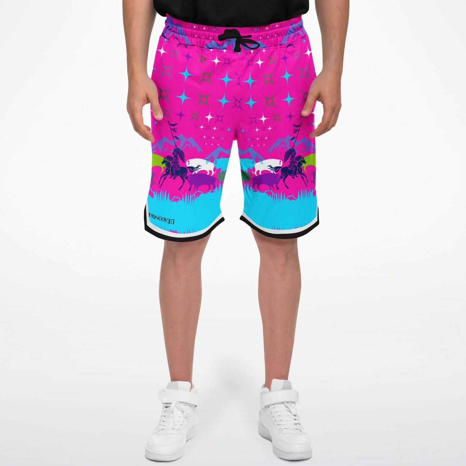 $NiieihiiNookei Basketball Short Rib - AOP