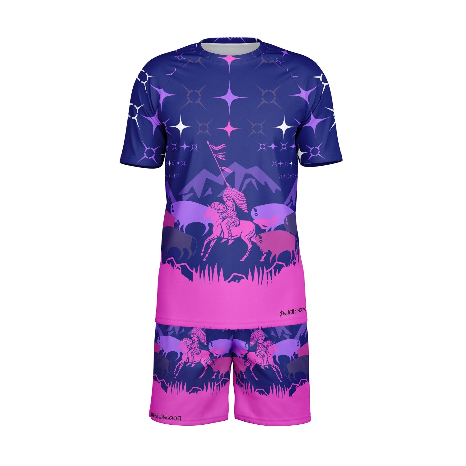 $NiieihiiNookei Men's athletic Set - AOP