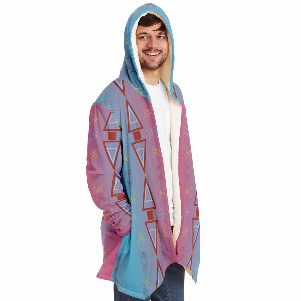 $NiieihiiNookei Microfleece Cloak - AOP