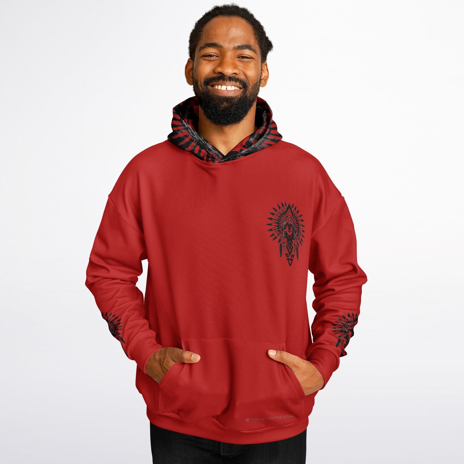 $NiieihiiNookei Heavyweight Oversized Hoodie - AOP