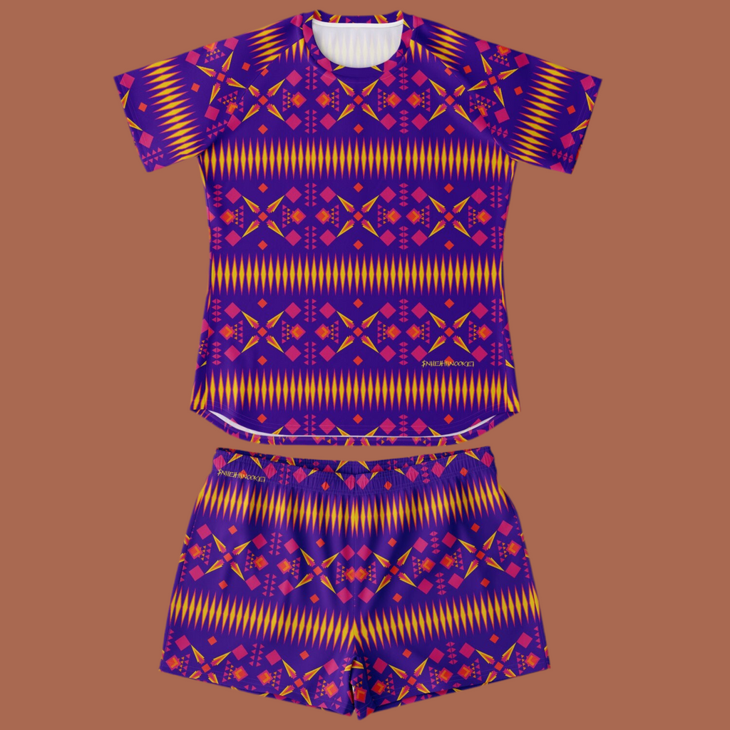 $NiieihiiNookei Women's Active Set - AOP