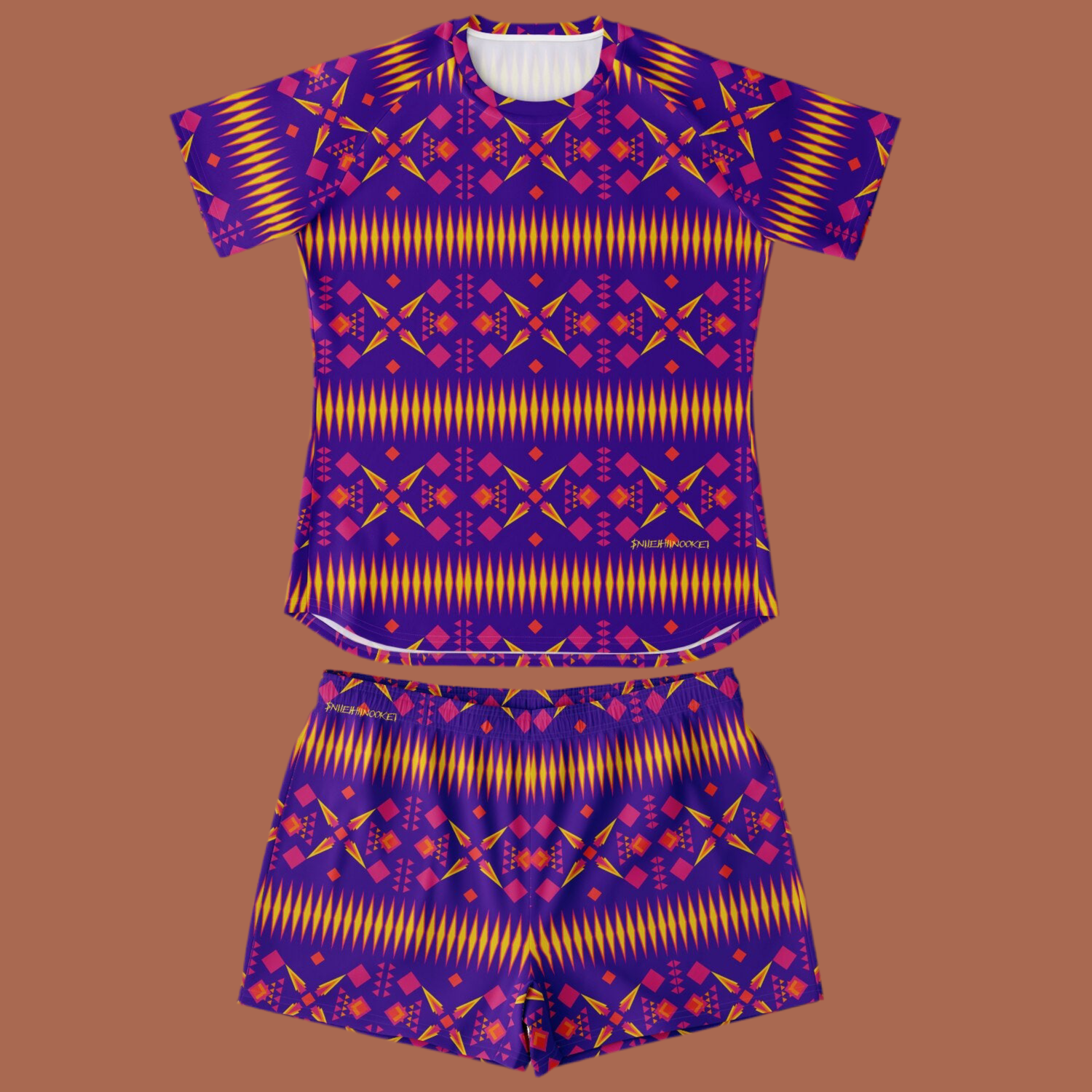 $NiieihiiNookei Women's Active Set - AOP