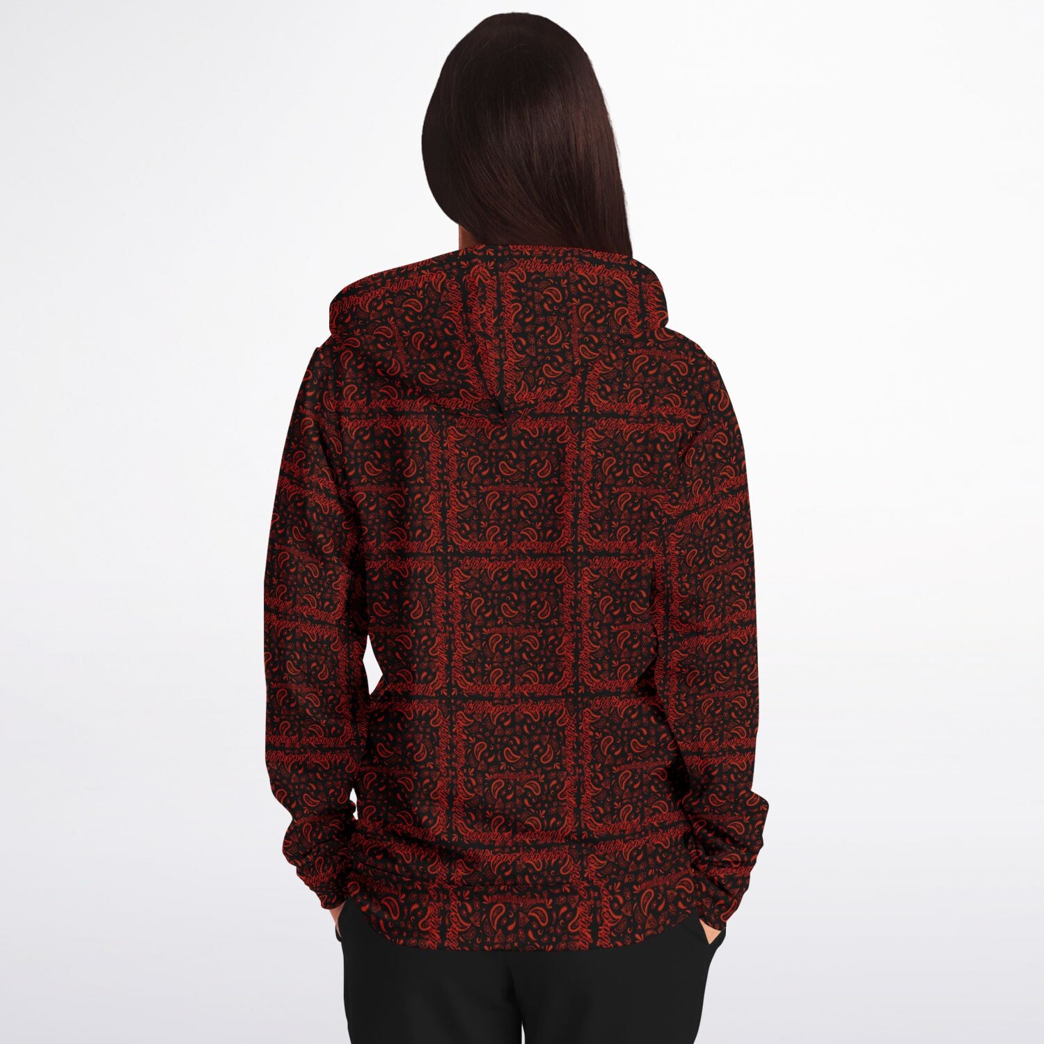 $NiieihiiNookei Athletic Zip-Up Hoodie - AOP