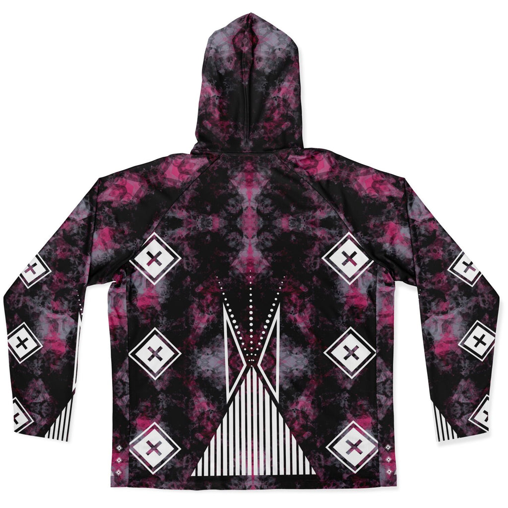$NiieihiiNookei Long Sleeve Hooded Performance- AOP