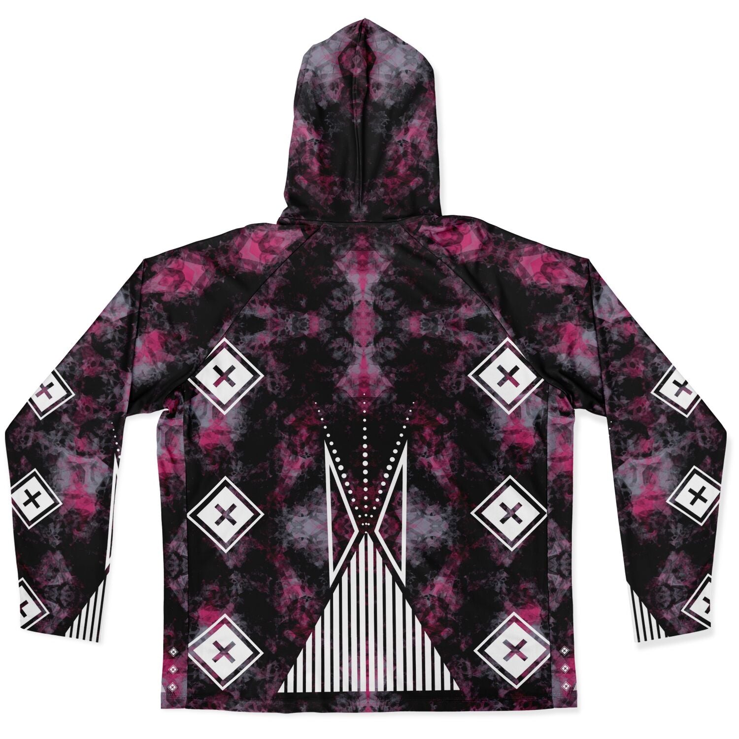 $NiieihiiNookei Long Sleeve Hooded Performance- AOP