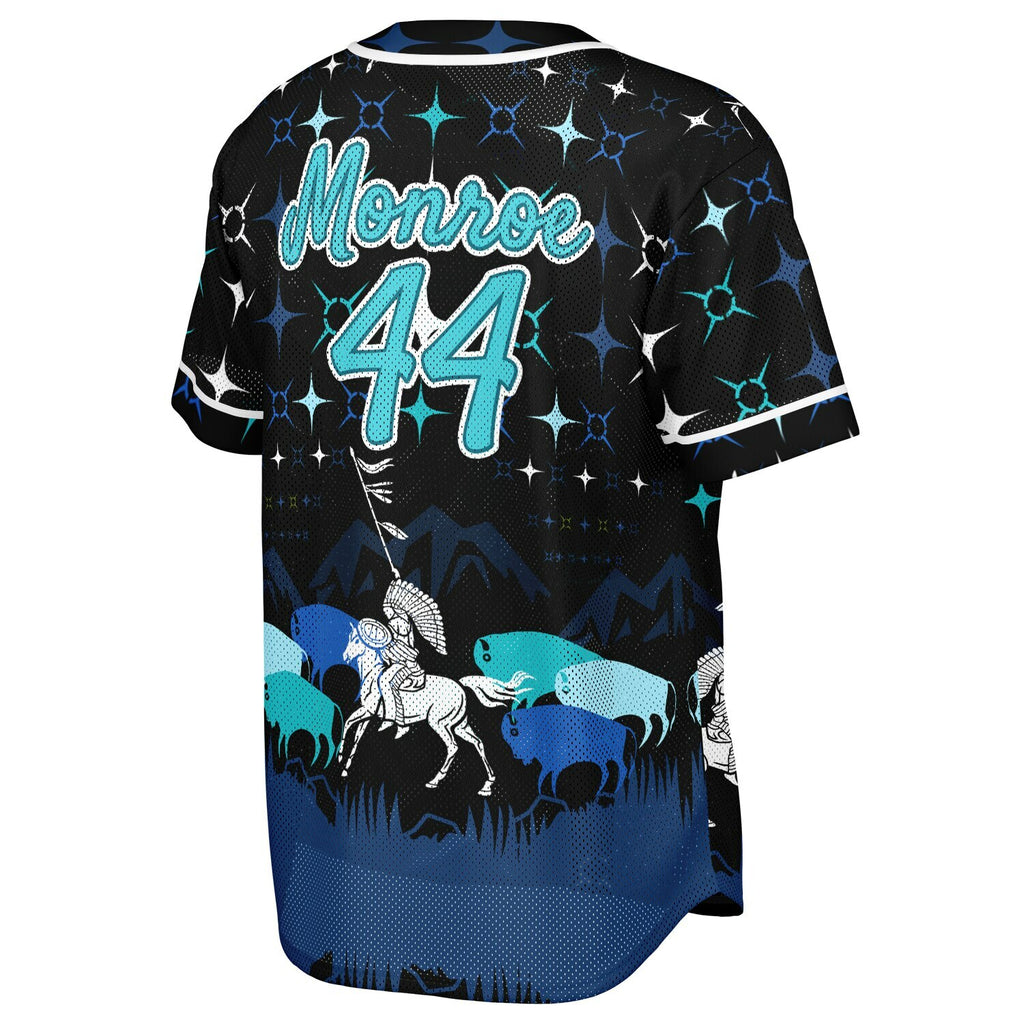 #44 Monroe Premium Baseball Jersey - AOP