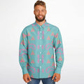 $NiieihiiNookei Long Sleeve Button Down Shirt - AOP