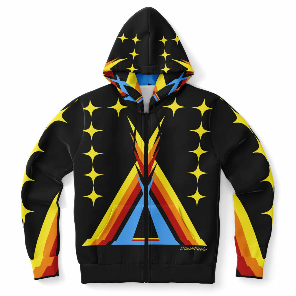 $NiieihiiNookei Zip-Up Hoodie - AOP