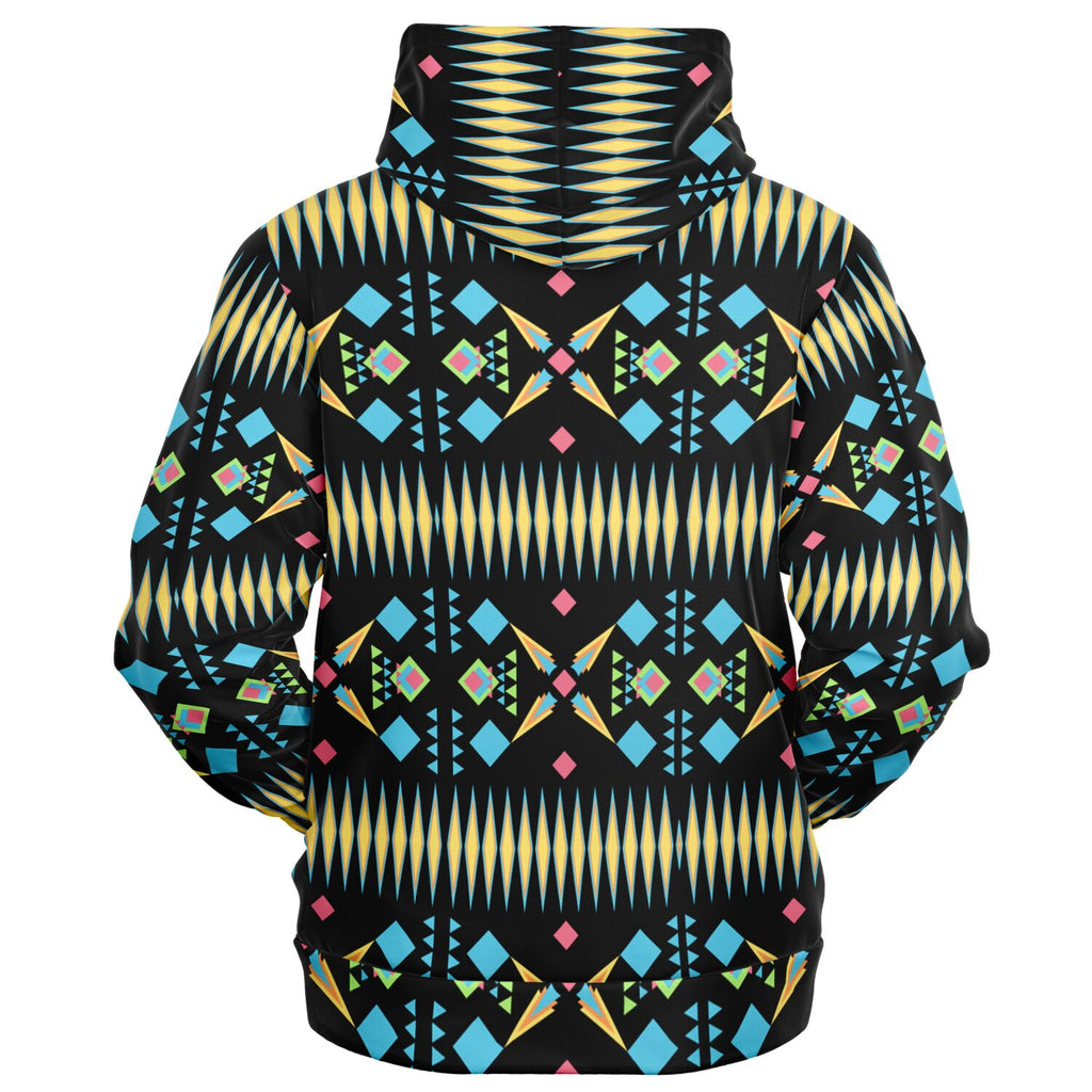 $NiieihiiNookei Athletic Zip-Up Hoodie - AOP