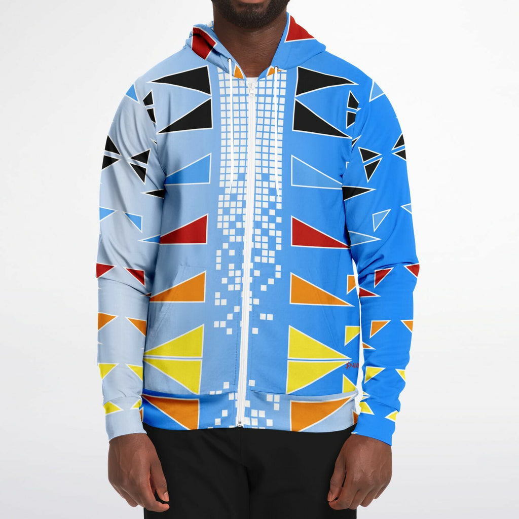 $NiieihiiNookei Fashion Zip-Up Hoodie - AOP