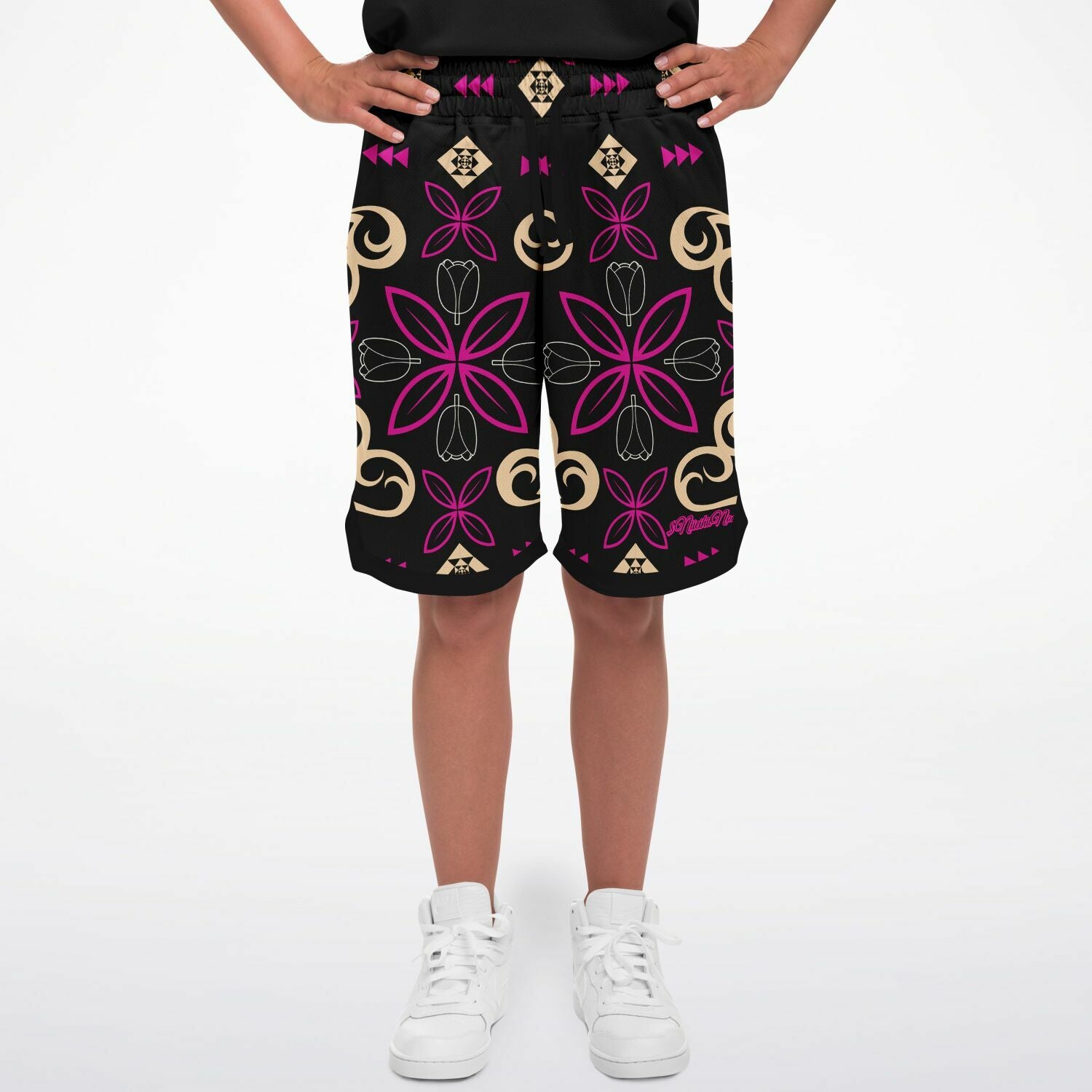 $NiieihiiNookei Basketball Short Rib - AOP