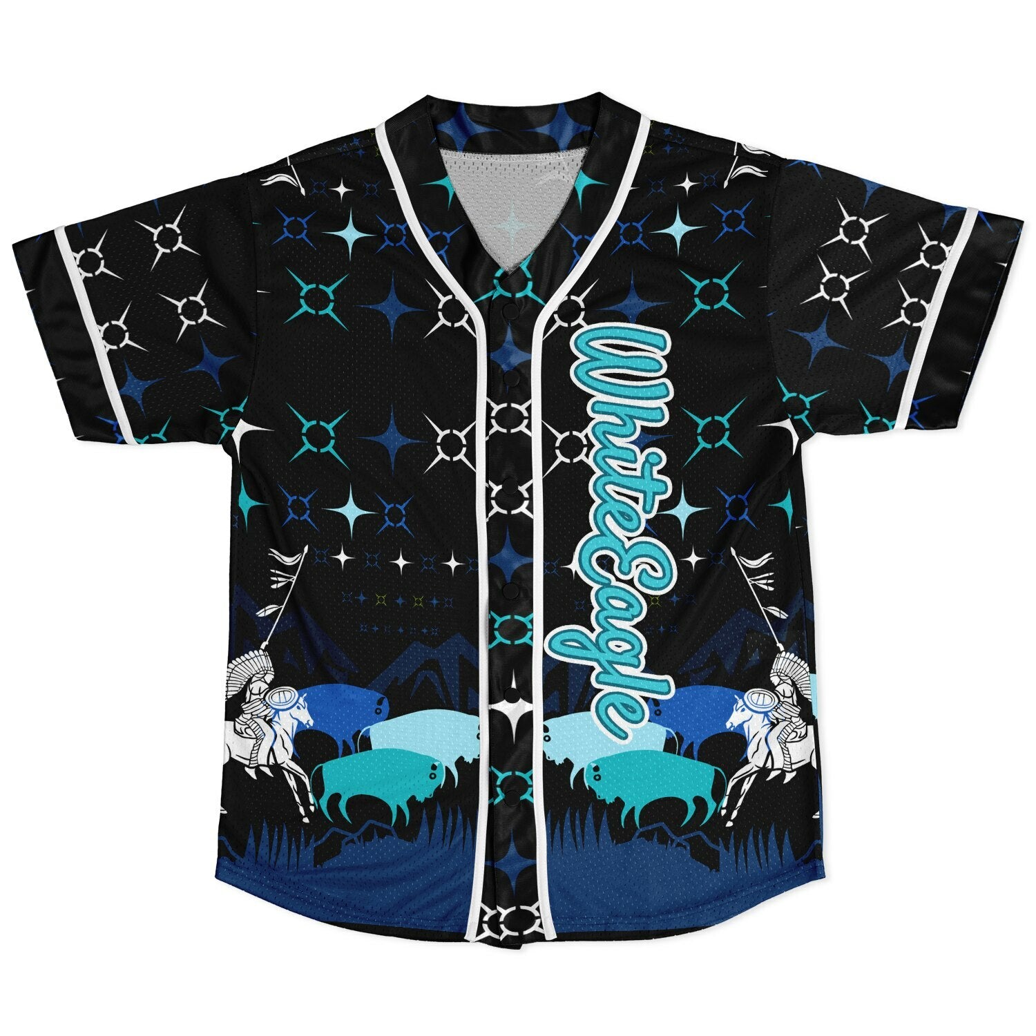 #9 WhiteEagle Premium Baseball Jersey - AOP