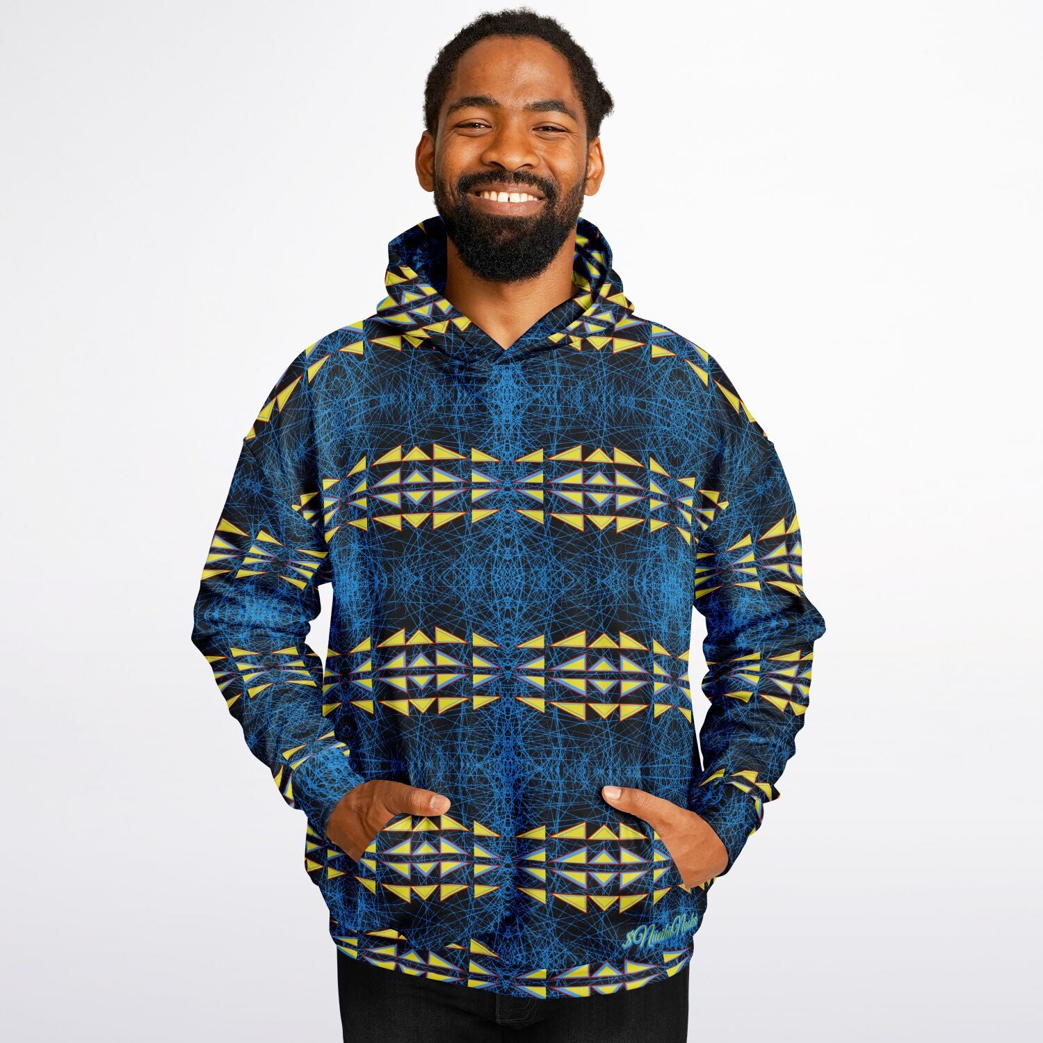 $NiieihiiNookei Heavyweight Oversized Hoodie - AOP