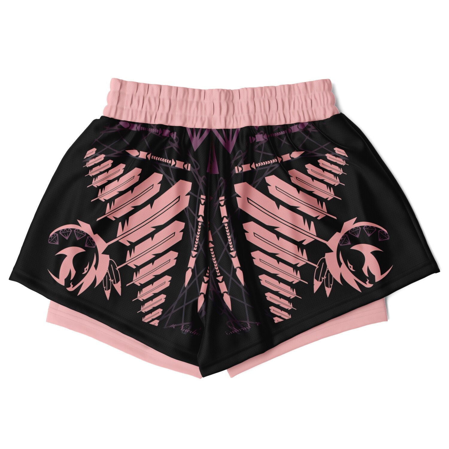 $NiieihiiNookei Women's 2-in-1 Shorts - AOP