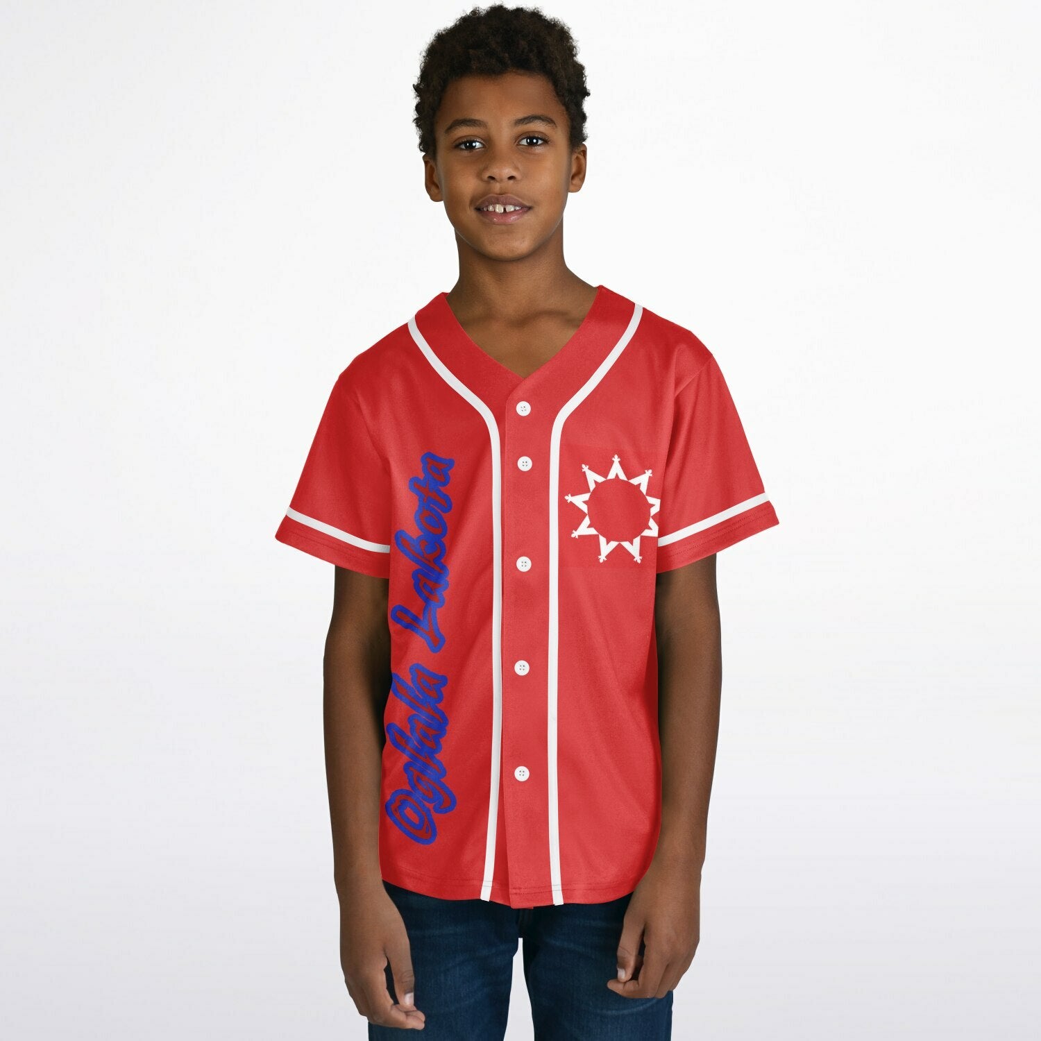 $NiieihiiNookei OST FLAG Kids Baseball Jersey - AOP