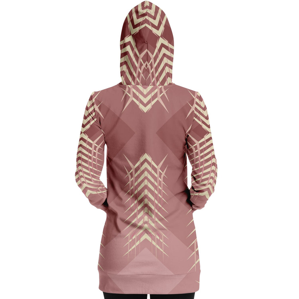 $NiieihiiNookei Fashion Longline Hoodie - AOP