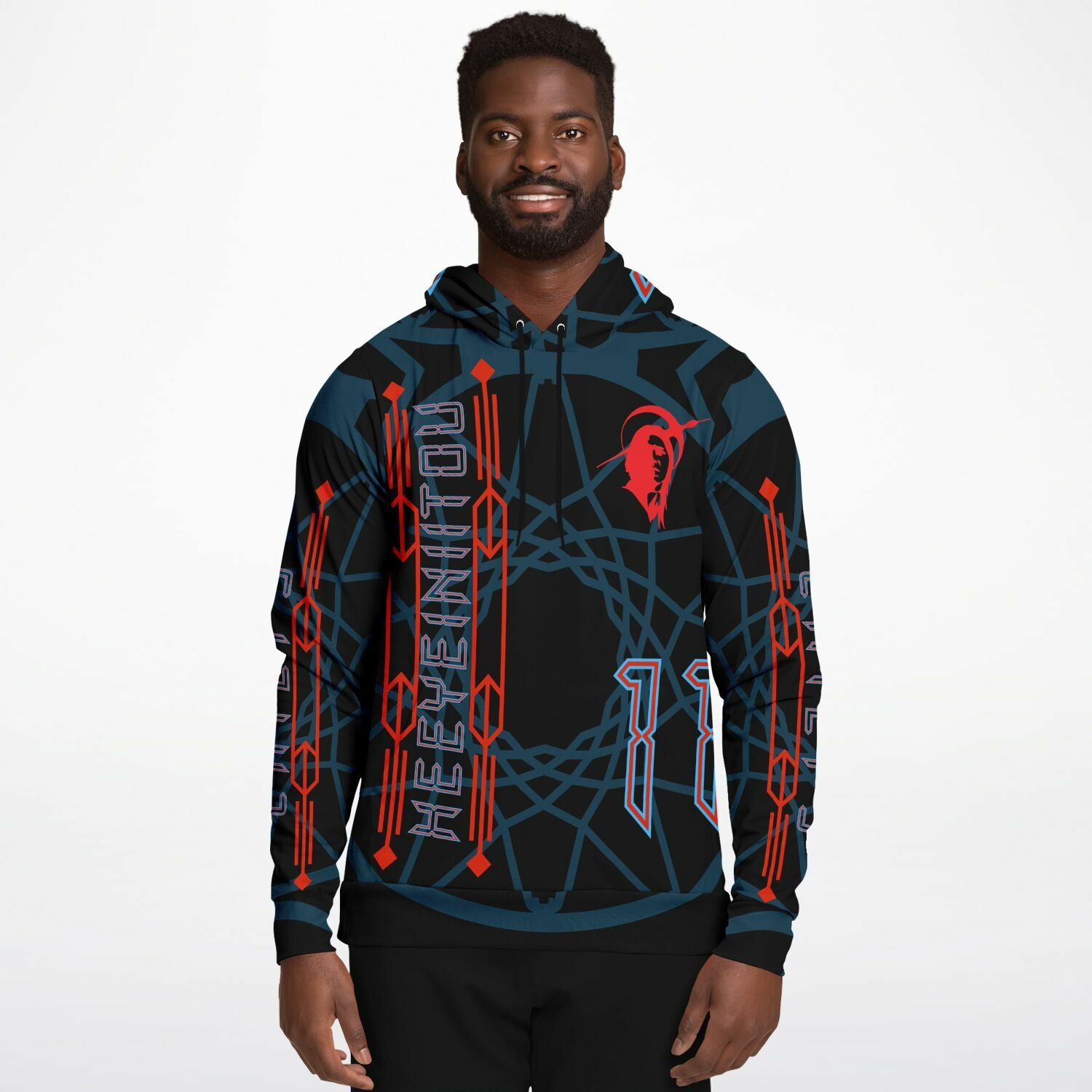 $NiieihiiNookei Athletic Hoodie - AOP
