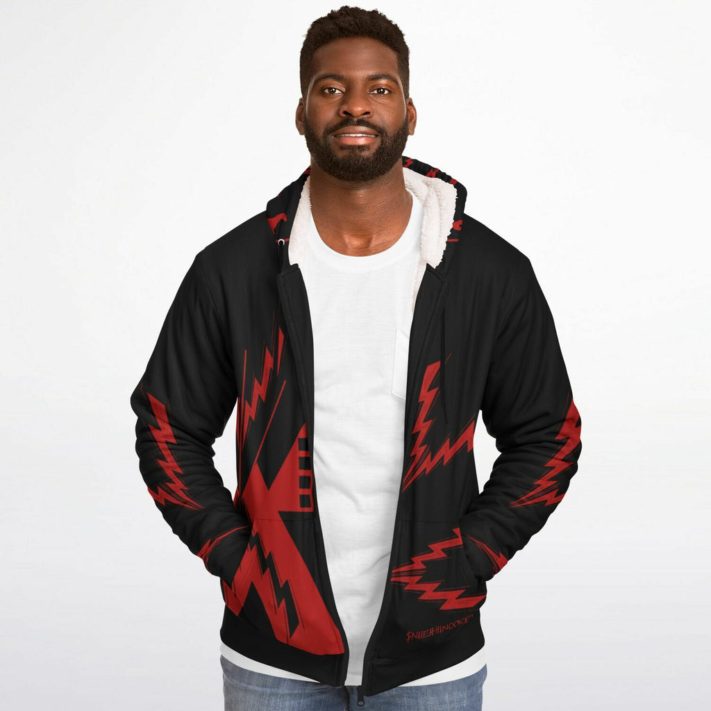 $NiieihiiNookei Microfleece Ziphoodie - AOP