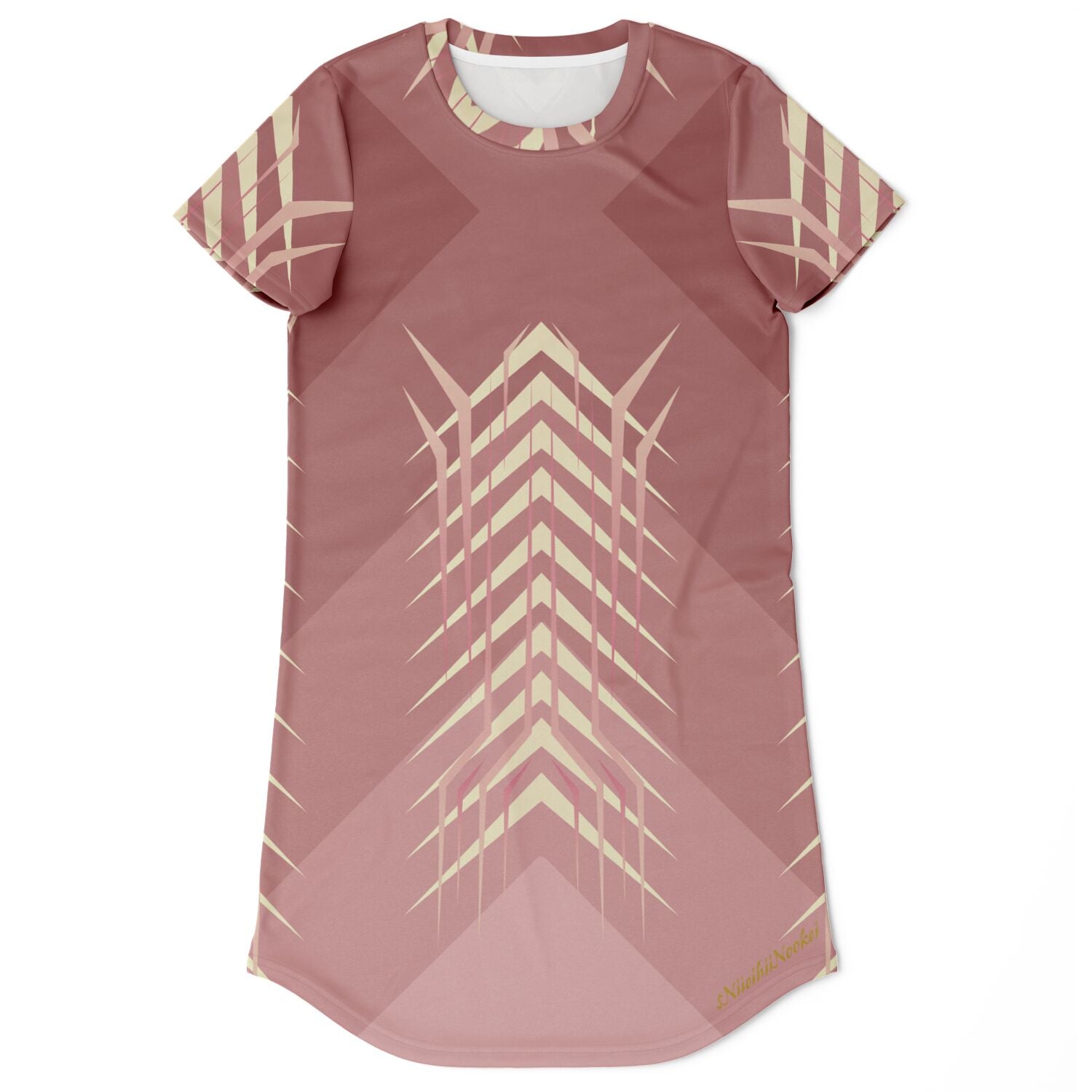 $NiieihiiNookei T-Shirt Dress - AOP