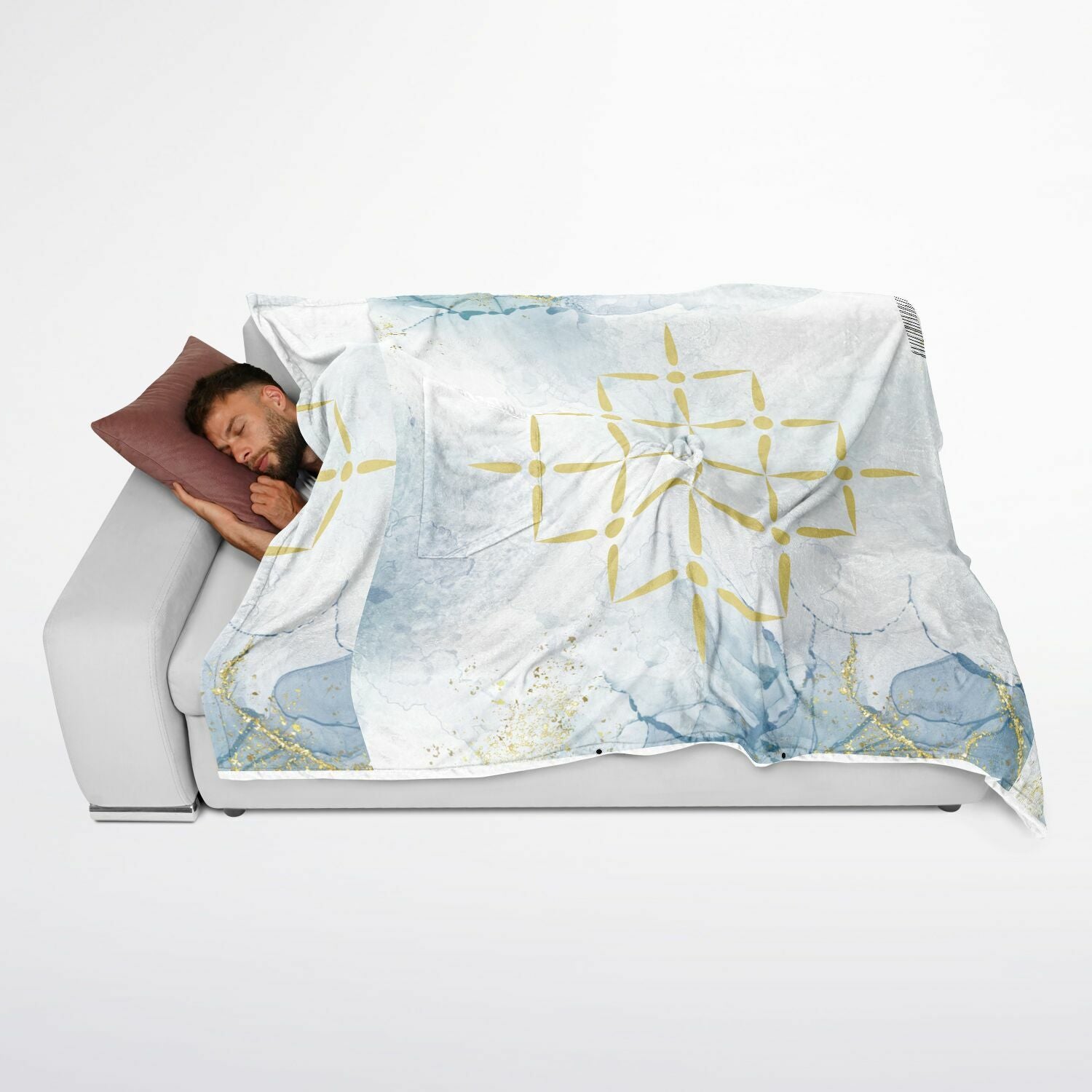 $NiieihiiNookei Flannel Blanket Poncho - AOP