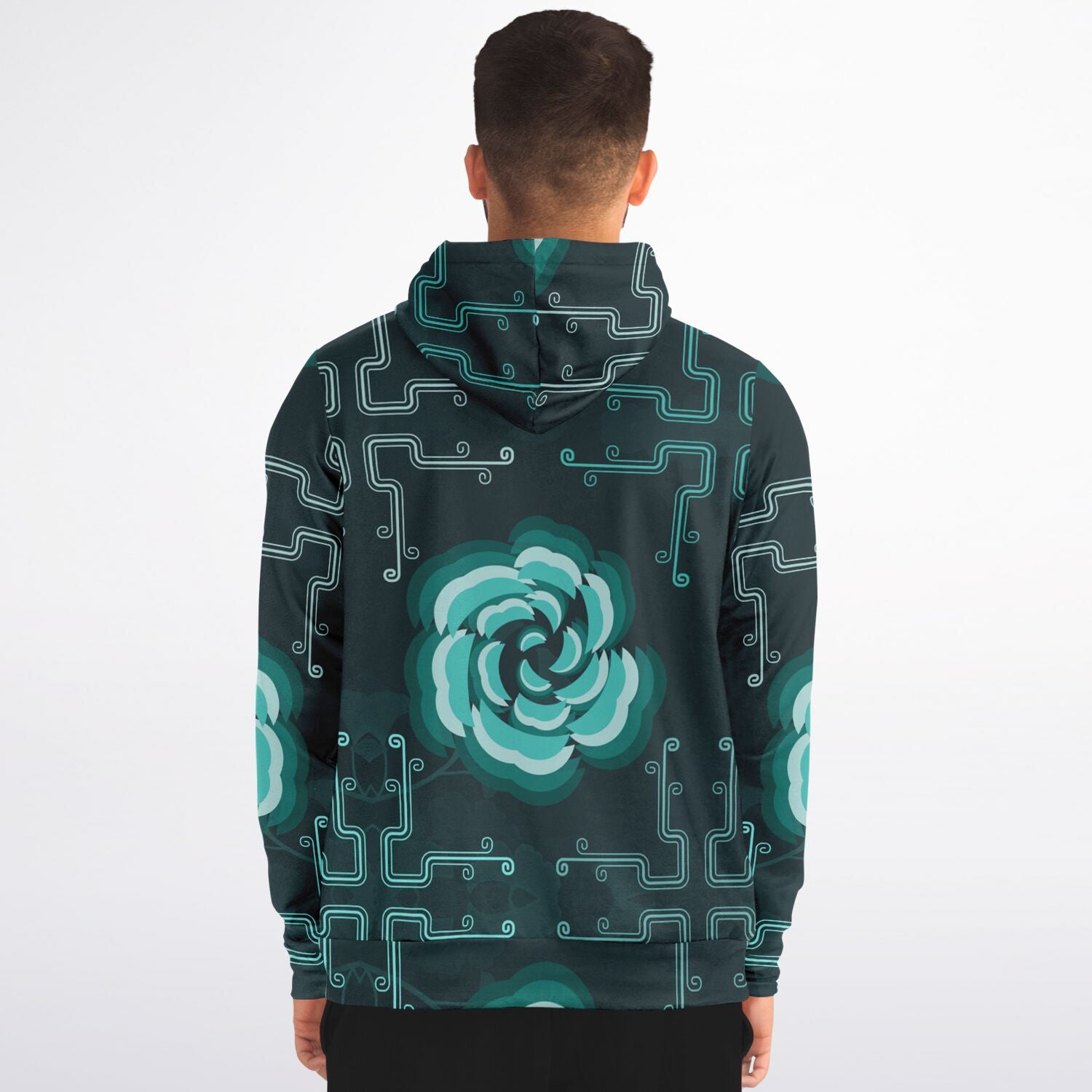 $NiieihiiNookei Fashion Zip-Up Hoodie - AOP