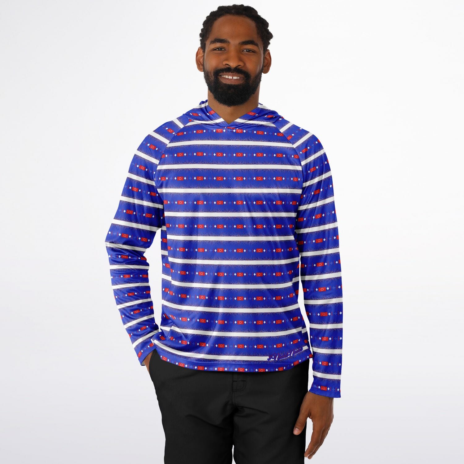 Oglala Sioux Tribe Hooded Performance Shirt - AOP