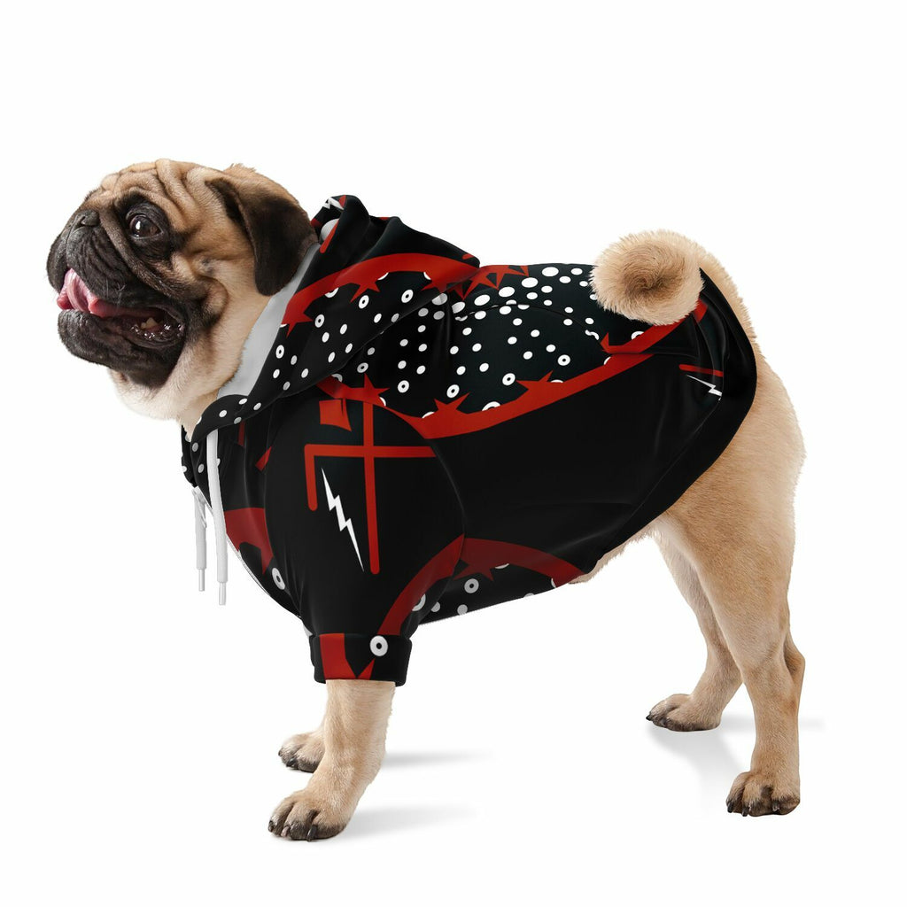 Fashion Dog Zip-Up Hoodie - AOP