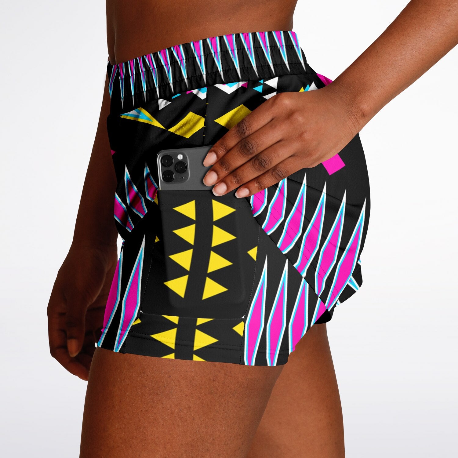 $NiieihiiNookei Women's 2-in-1 Shorts - AOP