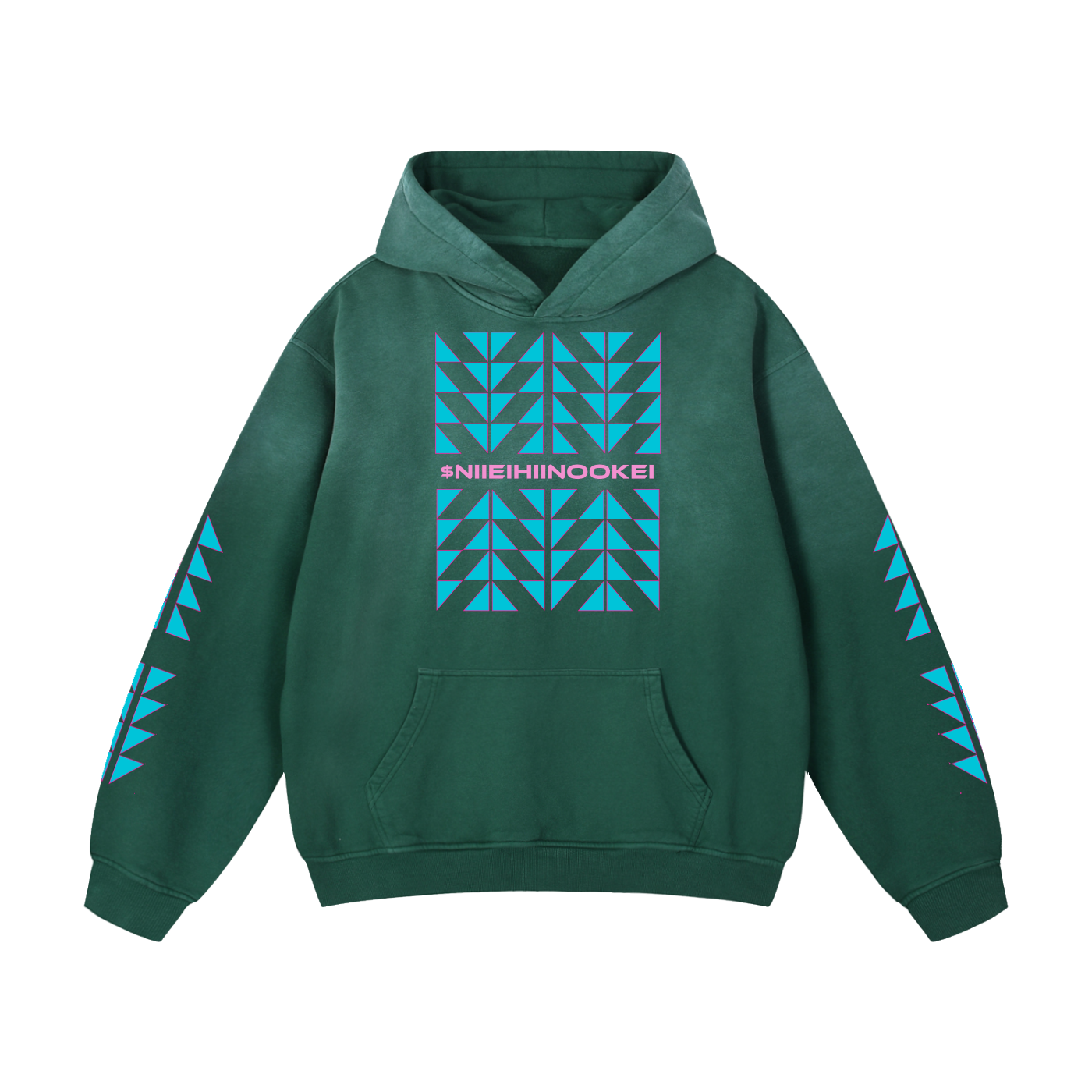 $NiieihiiNookei 100%Cotton Heavyweight Oversized Hoodie