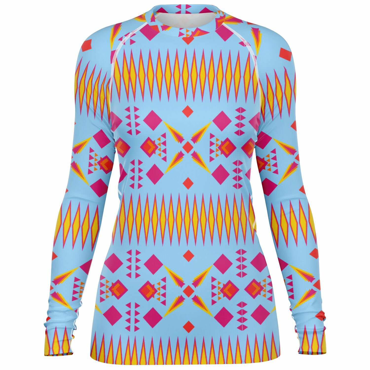 $NiieihiiNookei Women's Rashguard - AOP