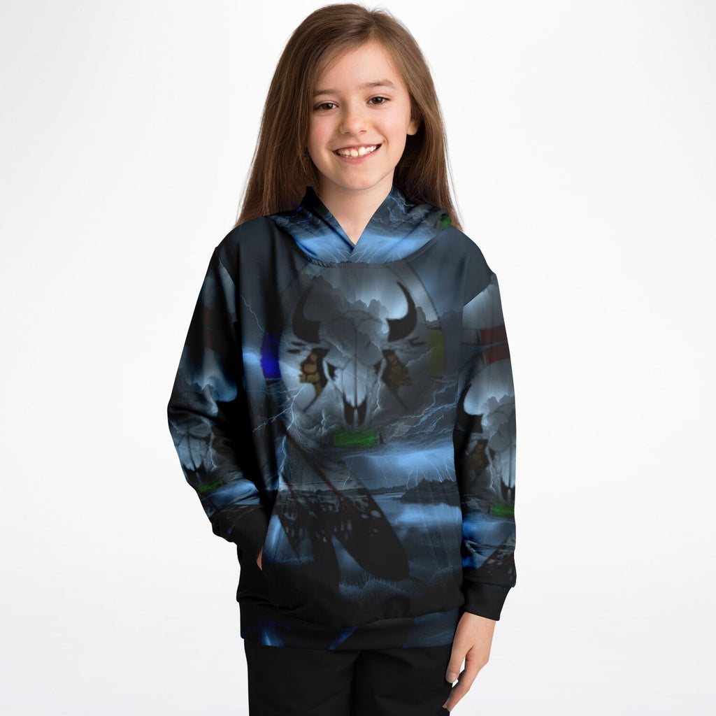 Northern Arapaho Tribe Logo Fashion Kids Hoodie - AOP