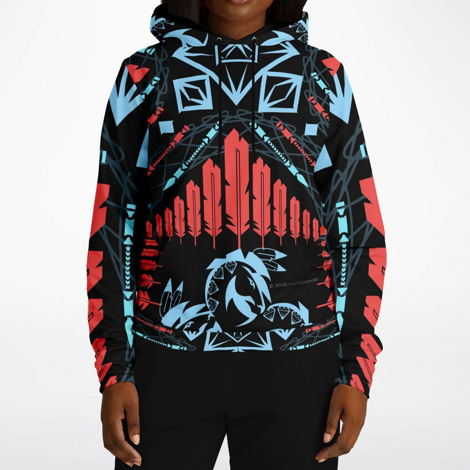 $NiieihiiNookei Athletic Hoodie - AOP