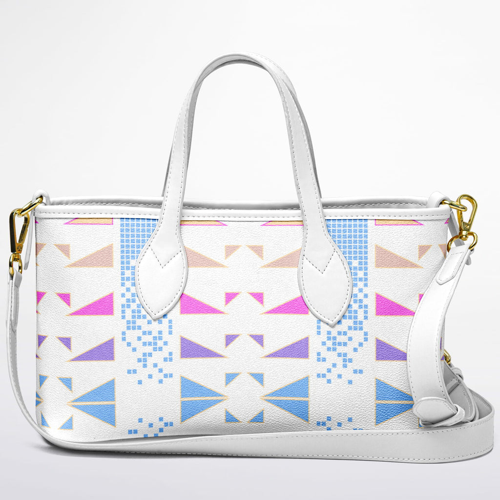 $NiieihiiNookei Leather Tote Bag - AOP