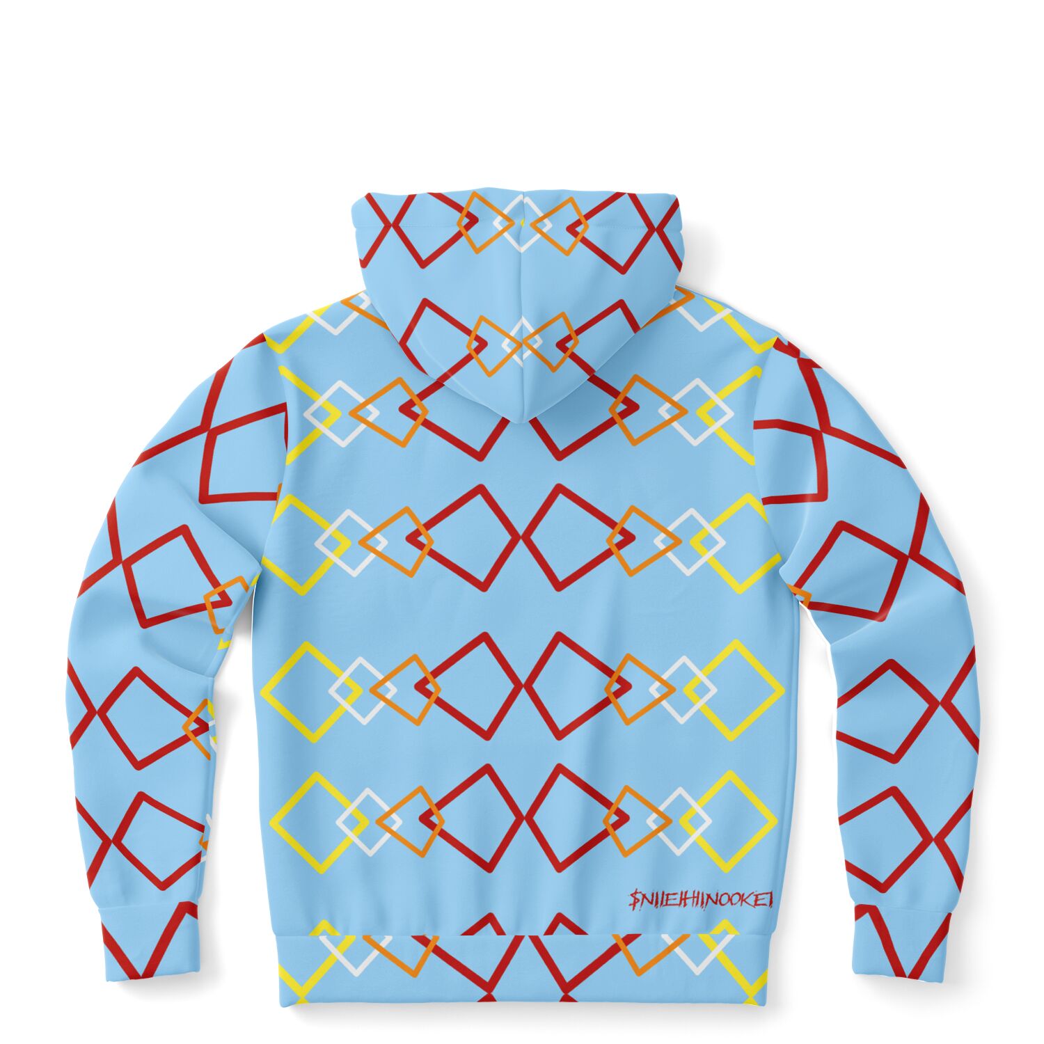 $NiieihiiNookei Athletic Zip-Up Hoodie - AOP