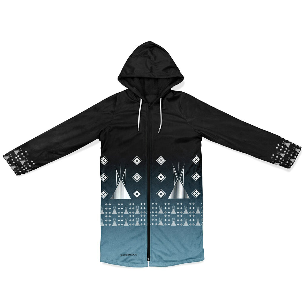 $NiieihiiNookei Zipper Cloak - AOP