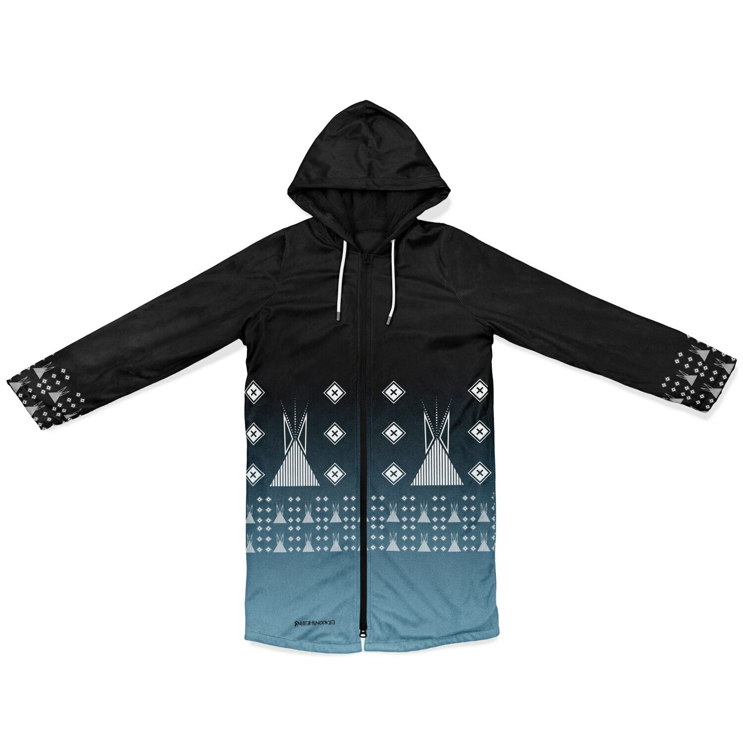 $NiieihiiNookei Zipper Cloak - AOP
