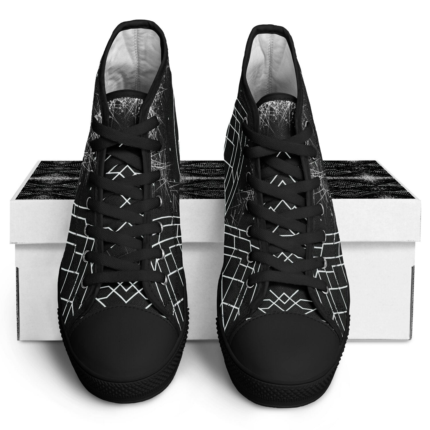 $NiieihiiNookei Urban Peak High Top Shoes - AOP