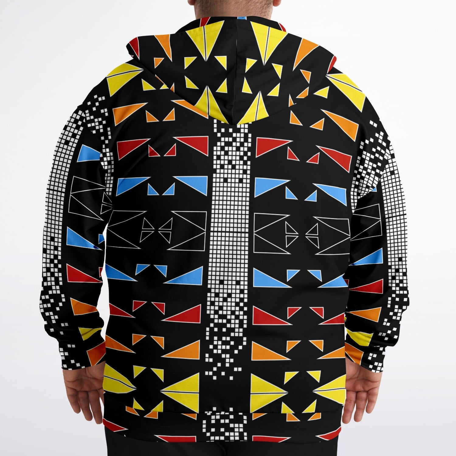 $NiieihiiNookei Fashion Plus-size Ziphoodie - AOP