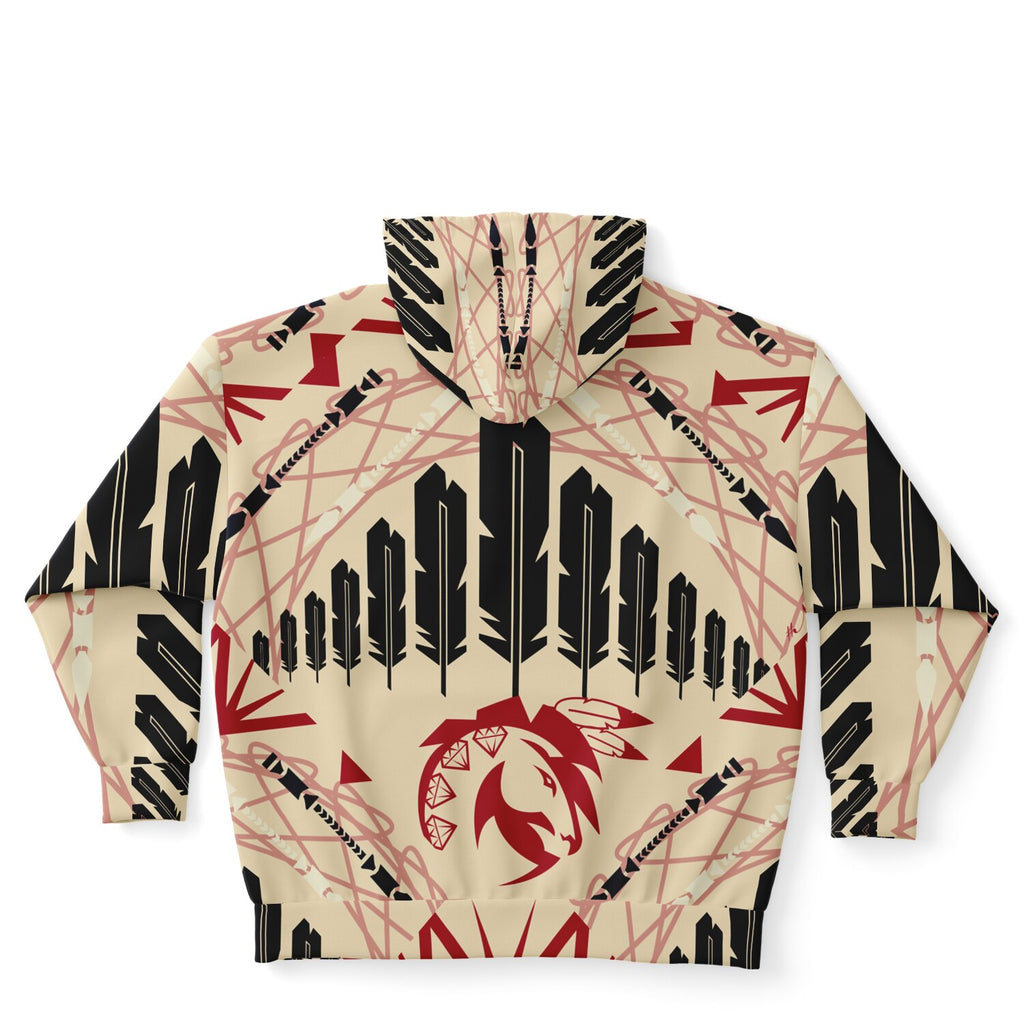 $NiieihiiNookei Plus-size Ziphoodie - AOP