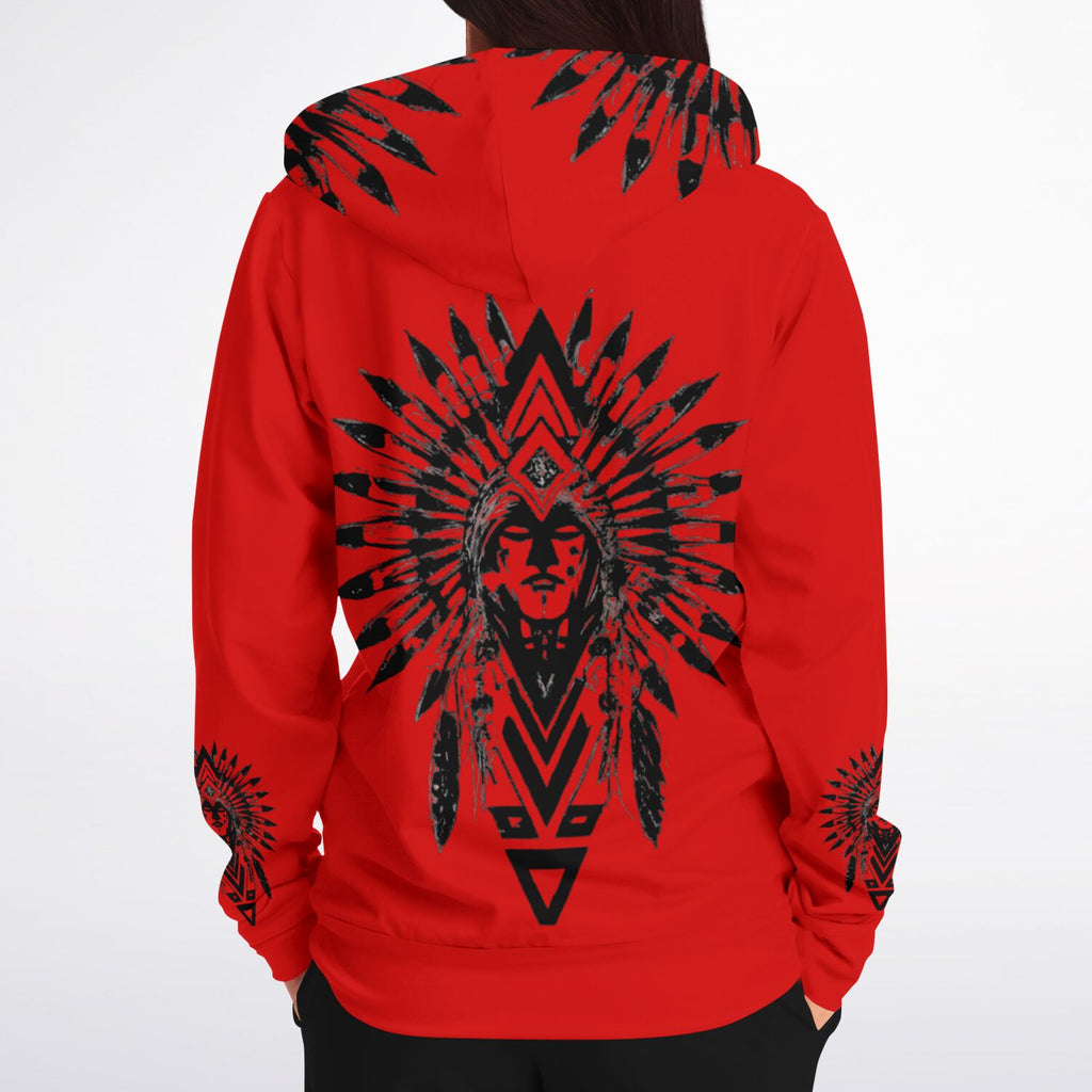 $NiieihiiNookei Athletic Zip-Up Hoodie - AOP