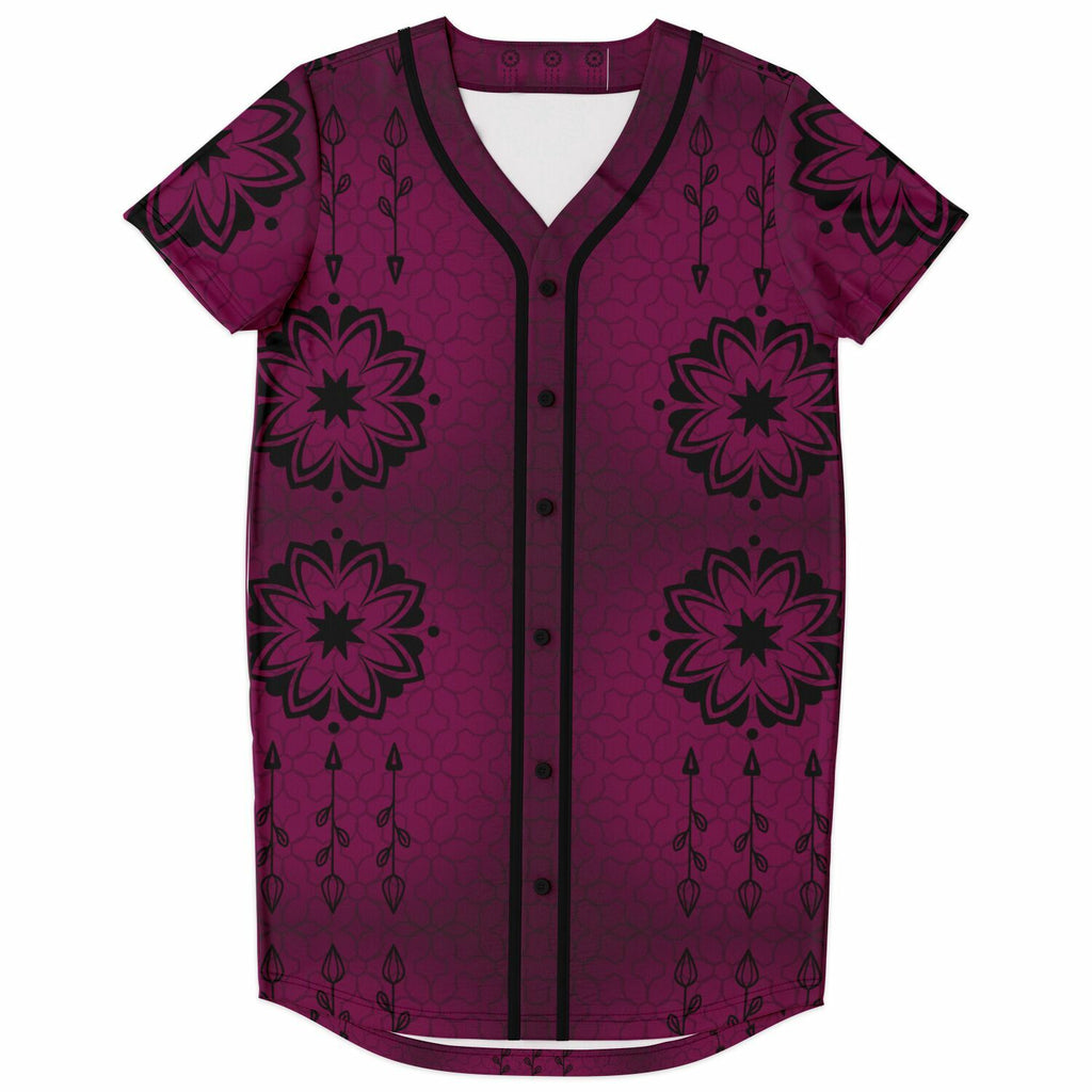 $NiieihiiNookei Baseball Jersey Dress - AOP
