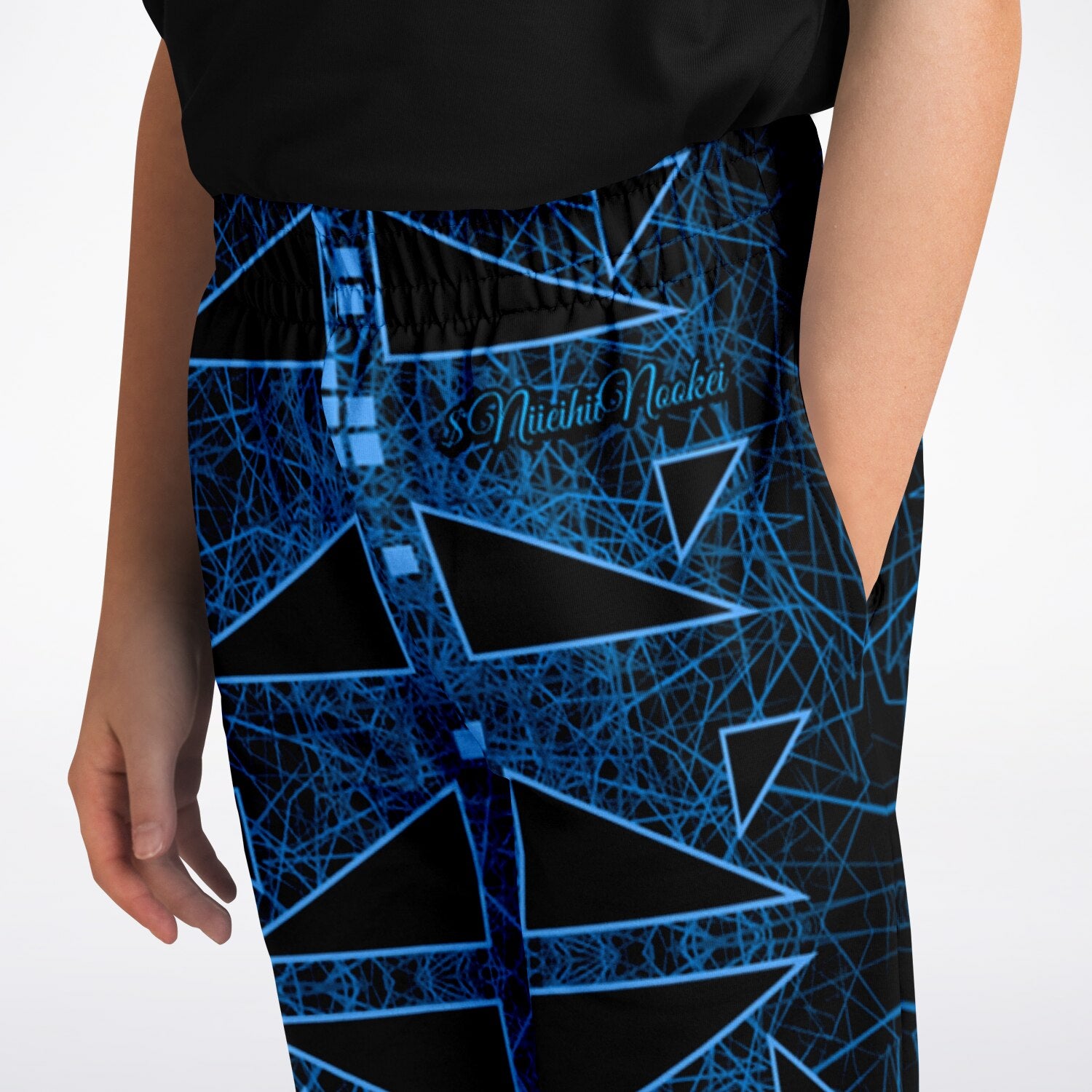 $NiieihiiNookei Tipi Matrix Athletic Kids/Youth Jogger - AOP