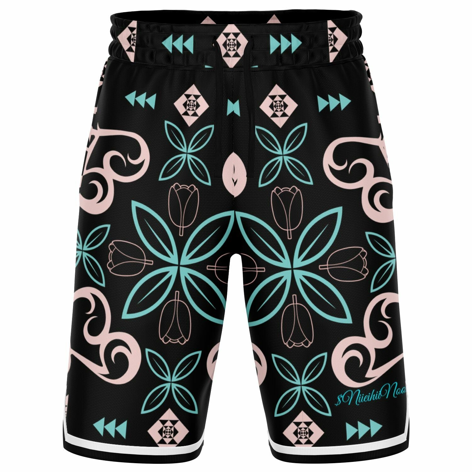 $NiieihiiNookei Basketball Short Rib - AOP