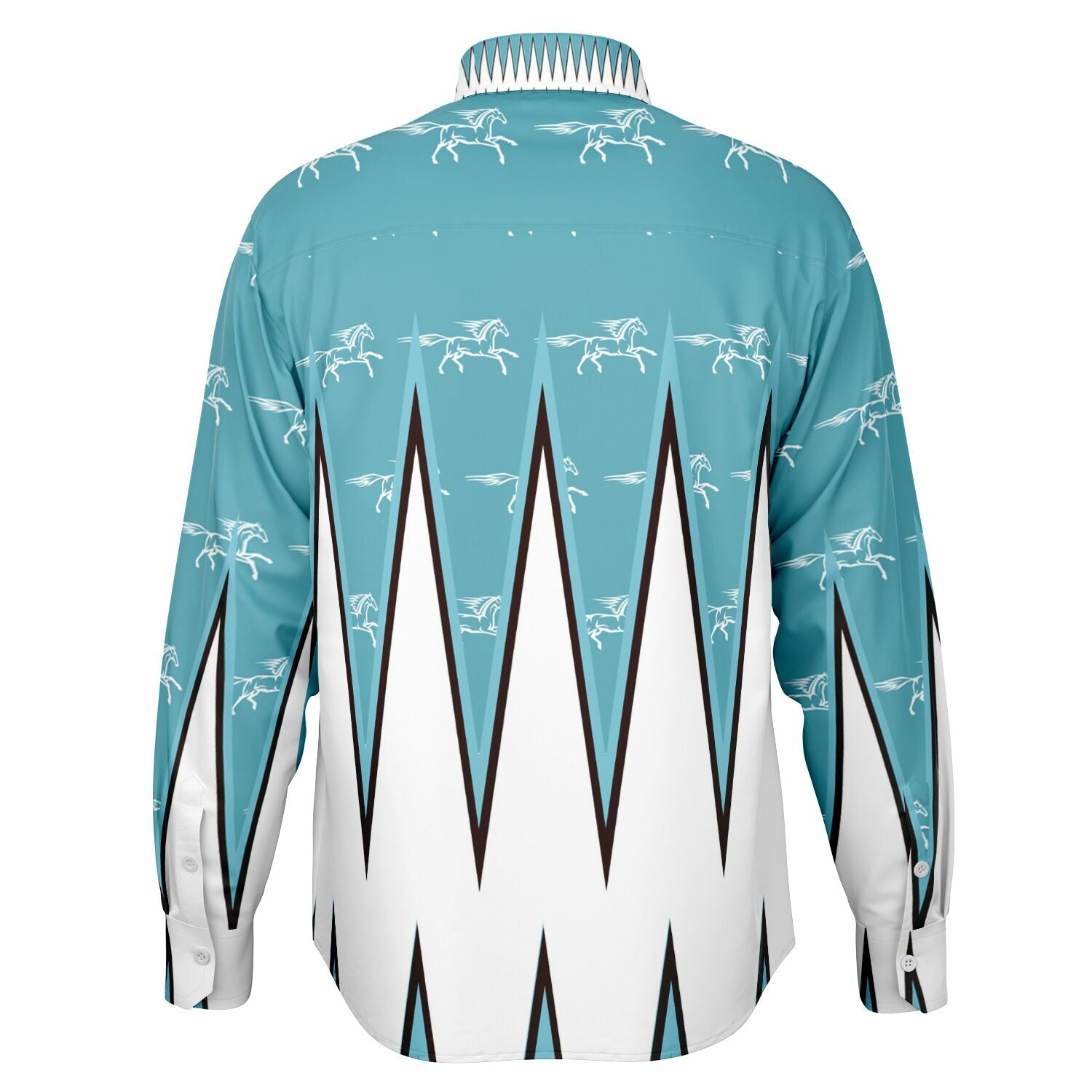 $NiieihiiNookei Long Sleeve Button Down Shirt - AOP