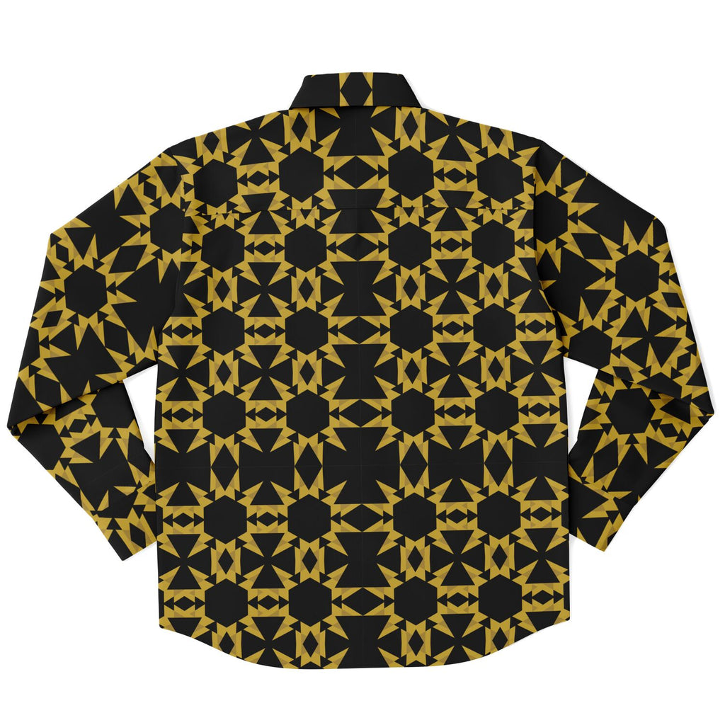 $NiieihiiNookei Long Sleeve Button Down Shirt - AOP