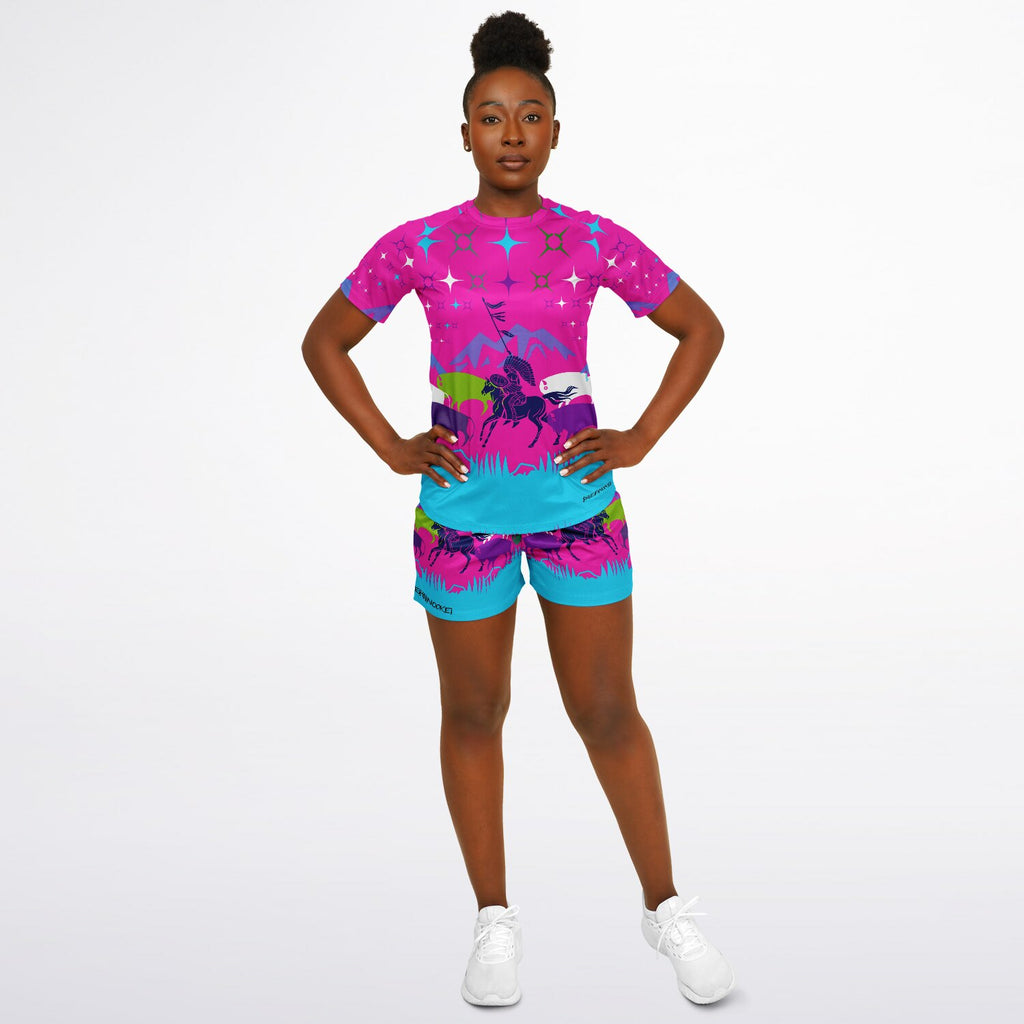 $NiieihiiNookei Women's Athletic Set - AOP
