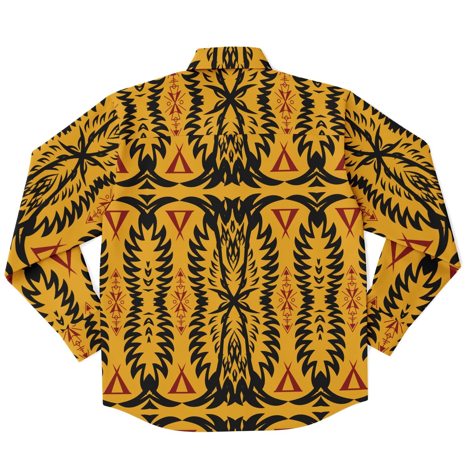$NiieihiiNookei Long Sleeve Button Down Shirt - AOP