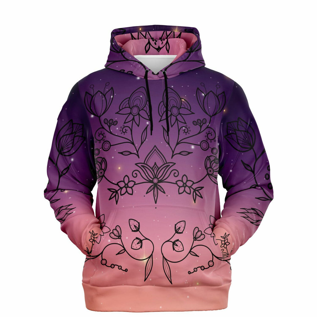 $NiieihiiNookei Floral Sunset Athletic Hoodie - AOP