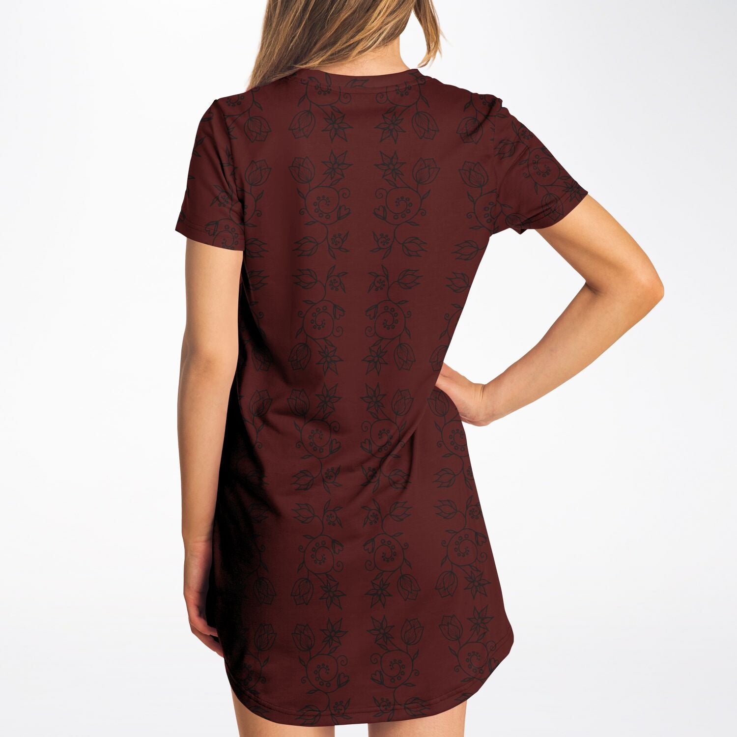 $NiieihiiNookei T-Shirt Dress - AOP