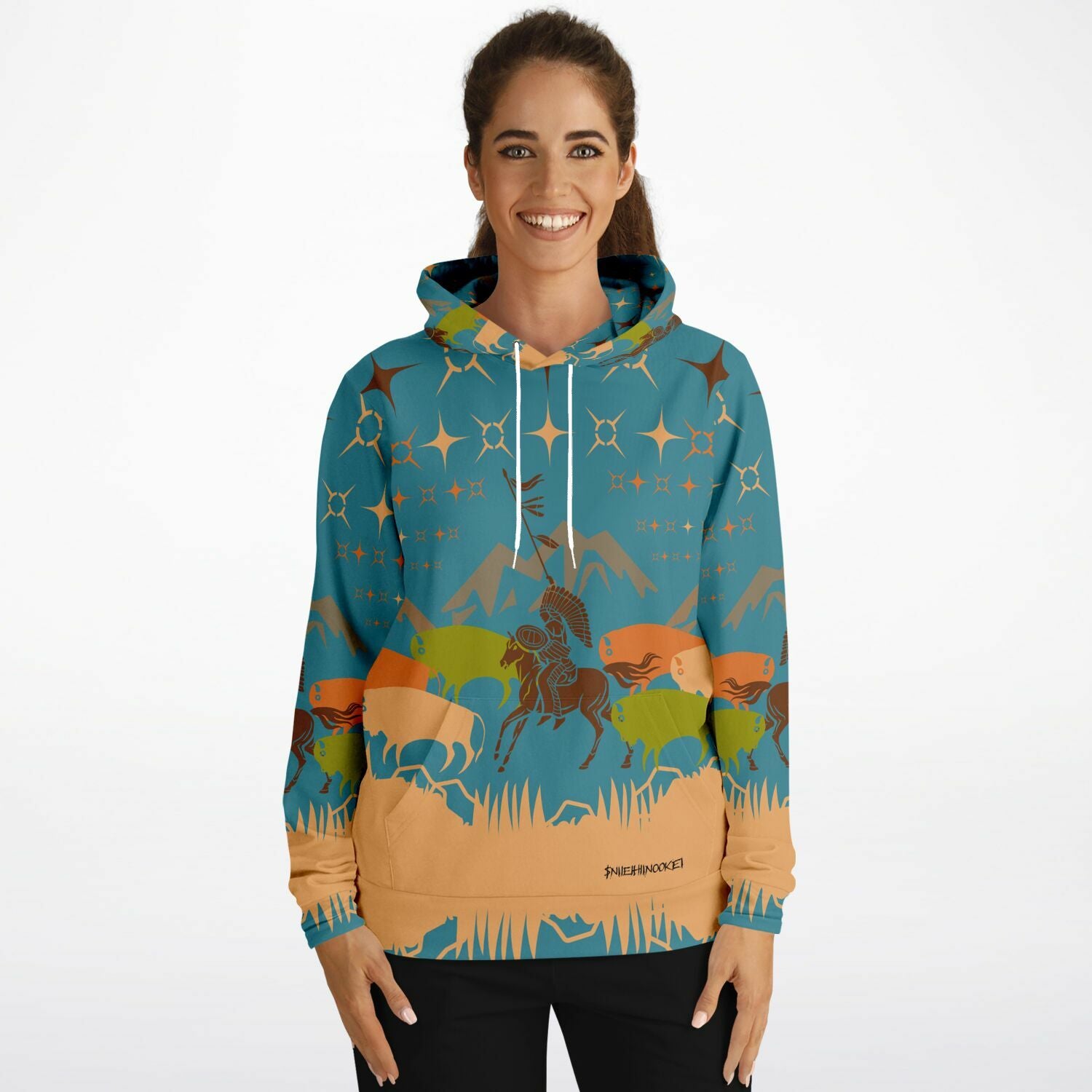 $NiieihiiNookei Athletic Hoodie - AOP